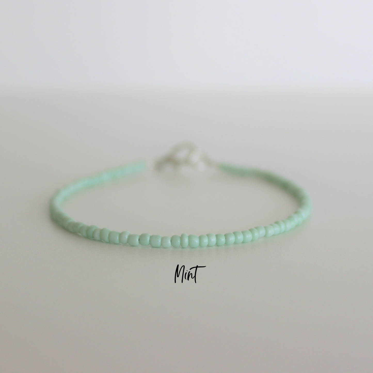 Seed bead bracelet